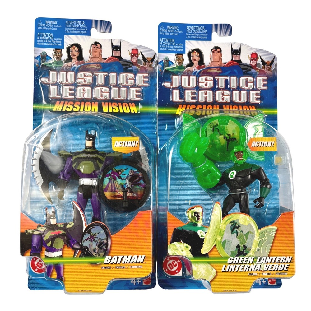 BATMAN & GREEN LANTERN DC Justice League Action Figures